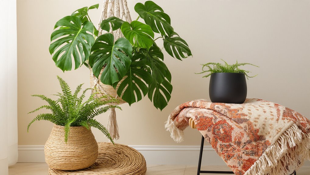 mixing textures and colors