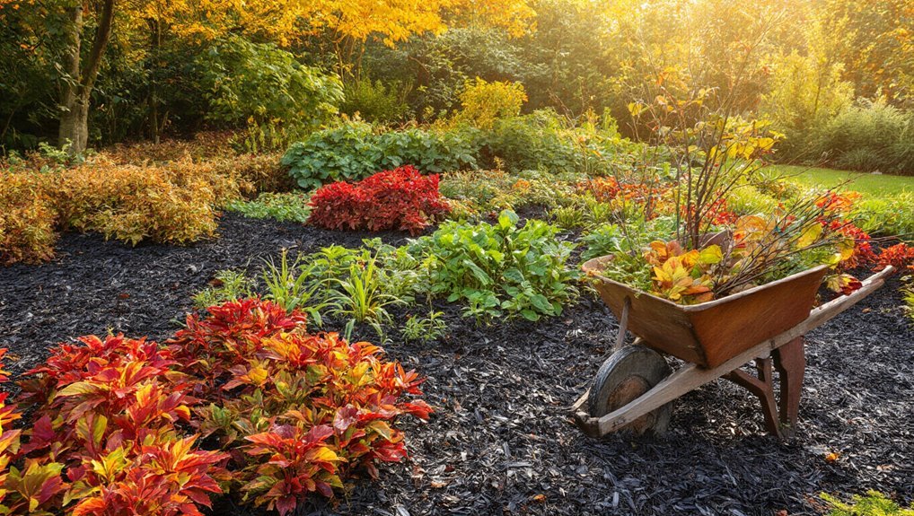 mulch benefits fall gardens