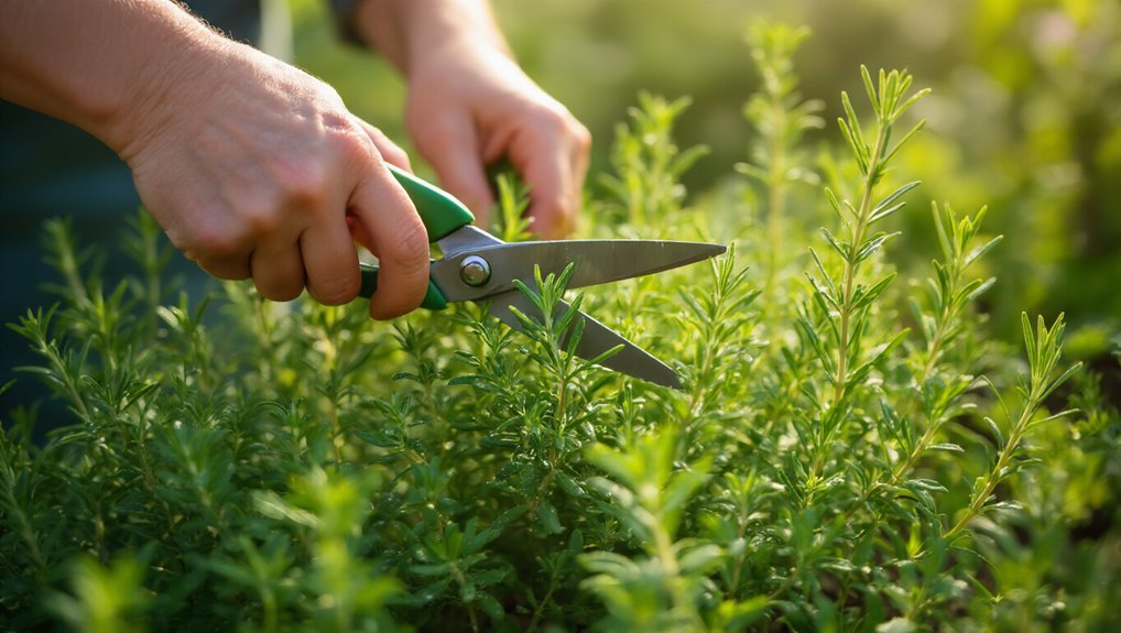 optimal rosemary harvest timing