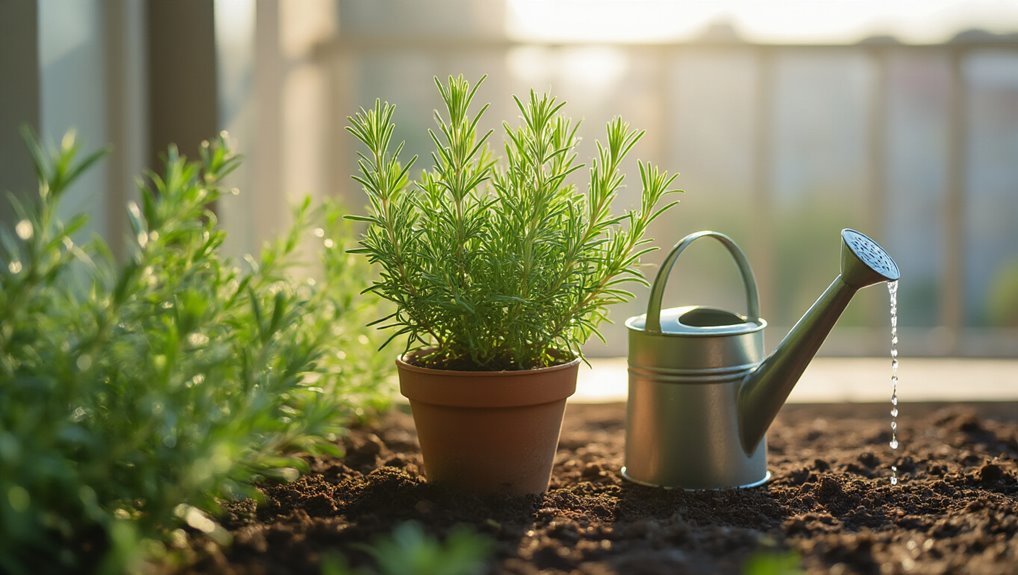 optimal rosemary watering techniques