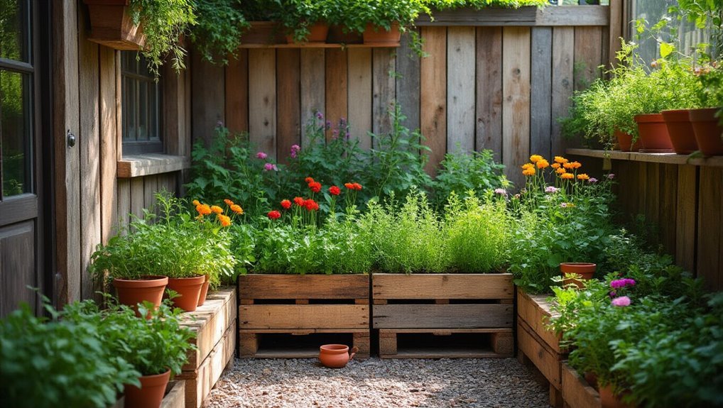 pallet gardens for urban greenery