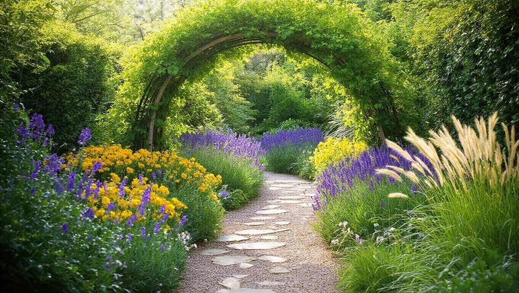 pathways enhance garden flow