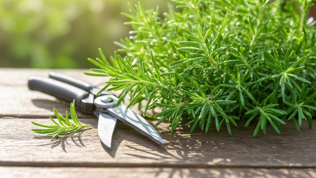 prune rosemary for health