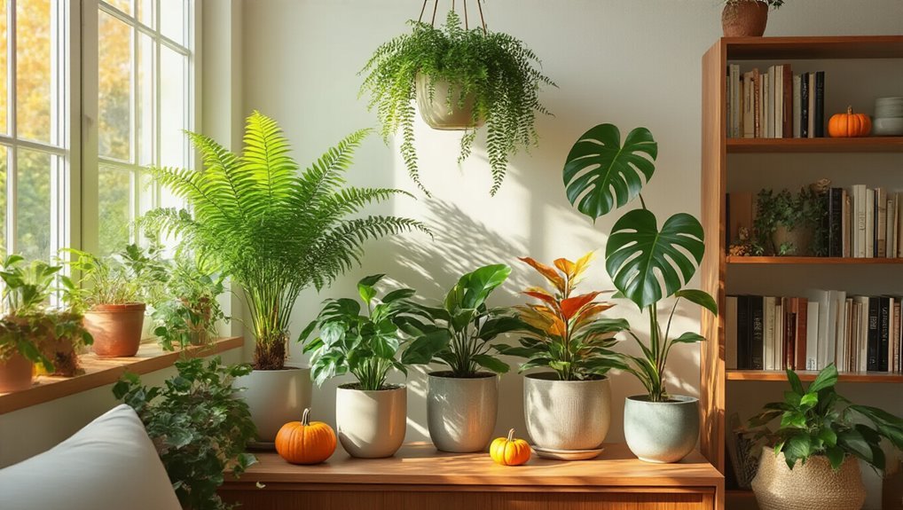 seasonal indoor plant styling