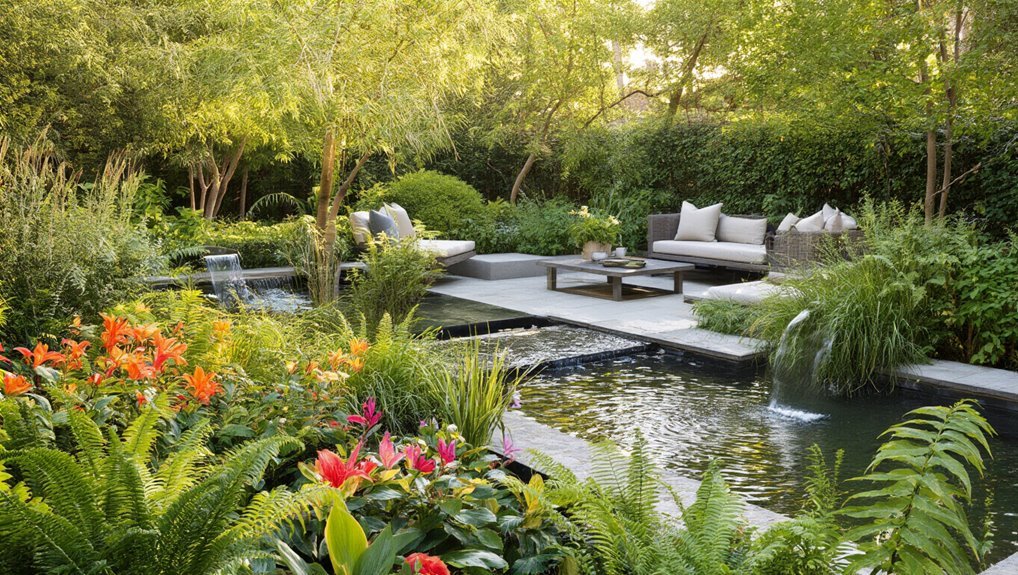 soothing backyard water features