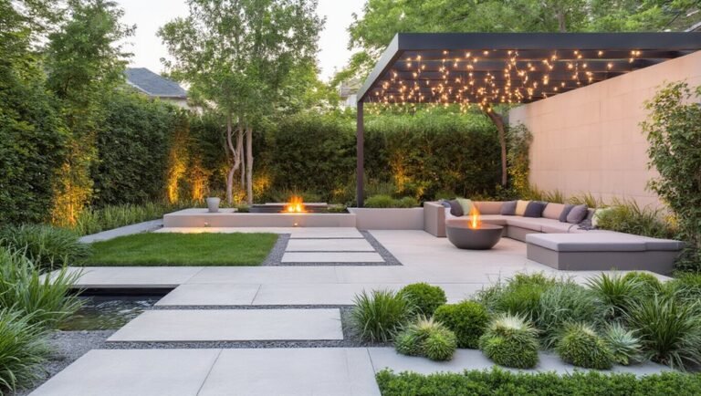 stylish modern backyard gardens