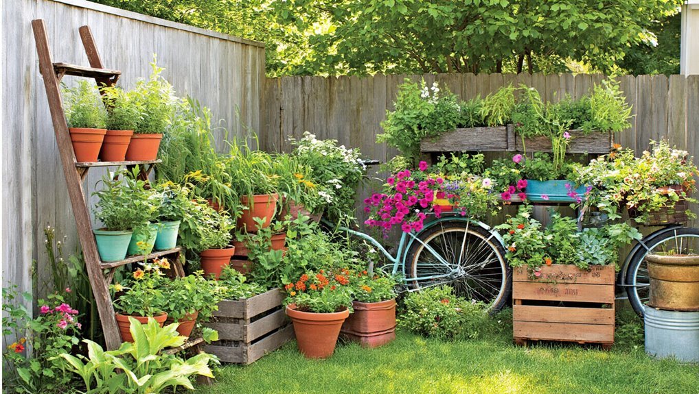 upcycled planters promote sustainability