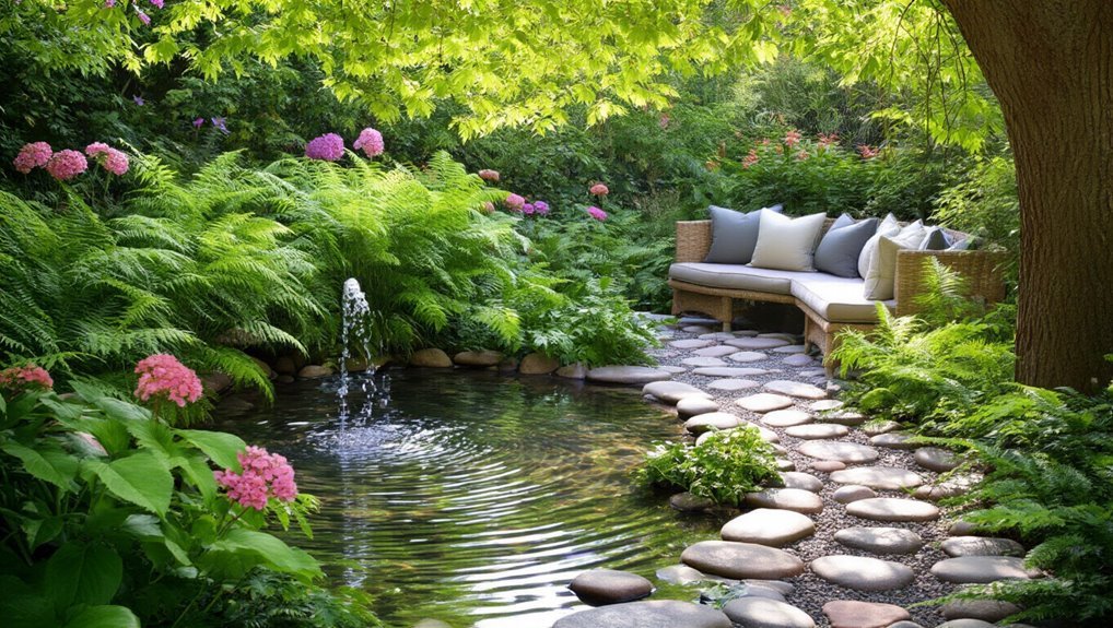 water features enhance serenity