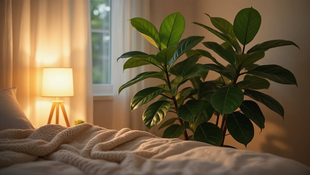 air purifying bedroom focal point