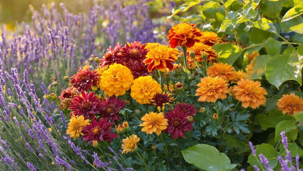 autumn garden color palette