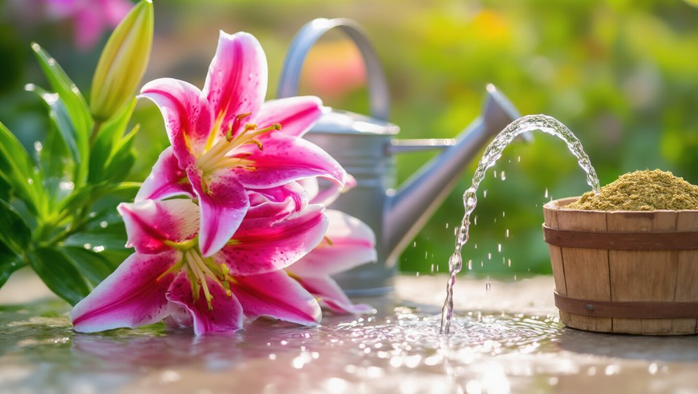 balanced watering and fertilizing