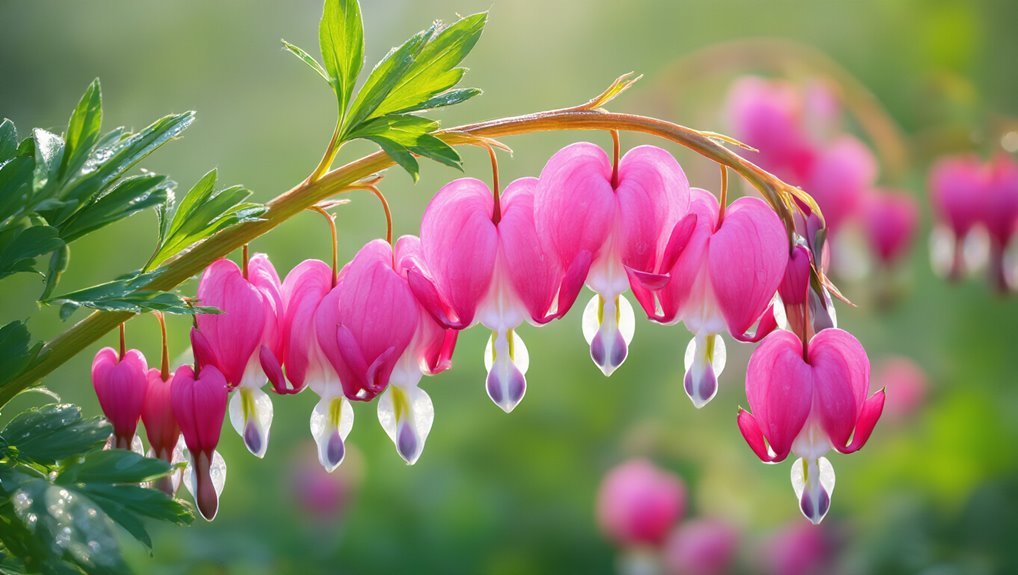 charming heart shaped garden blooms