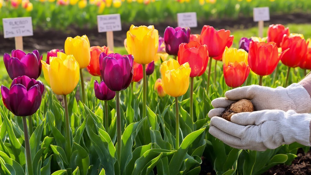 choosing suitable tulip varieties