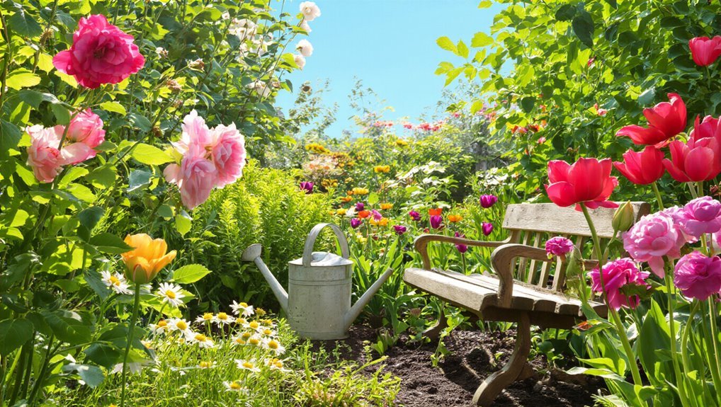 choosing thriving garden flowers