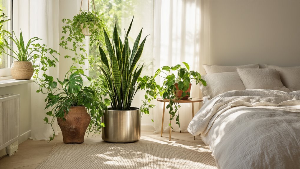 enhance decor with planters