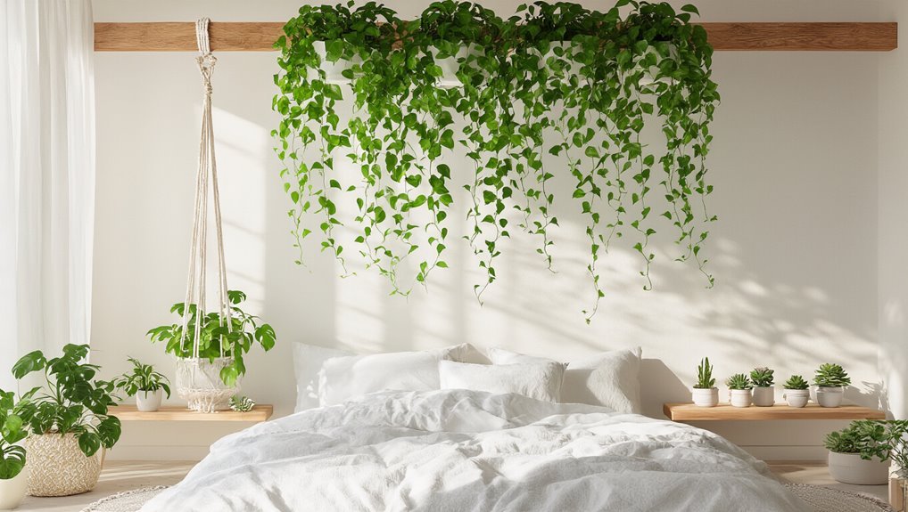 hanging plants for vertical decor