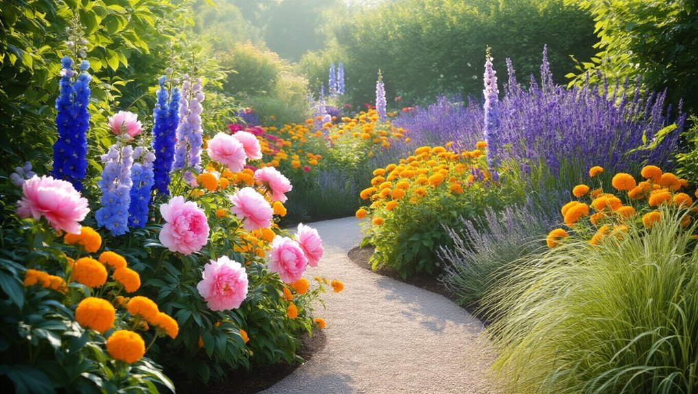 harmonious flower color combinations