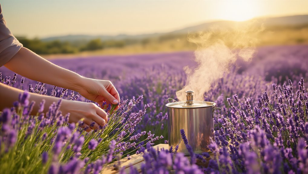 homemade lavender essential oil