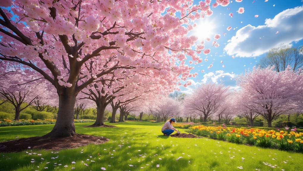 ideal conditions for cherry blossoms