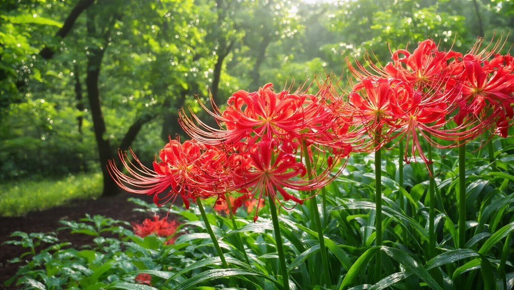 ideal conditions for spider lilies