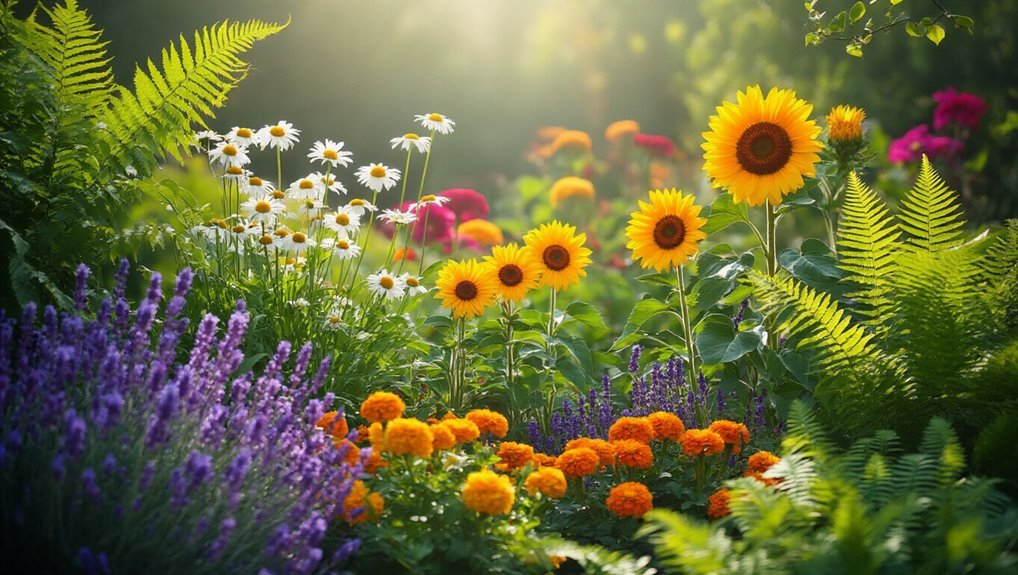 layering plants for aesthetics