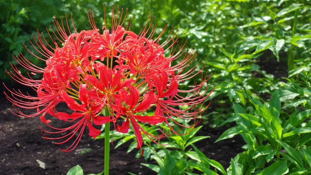 plant spider lilies properly