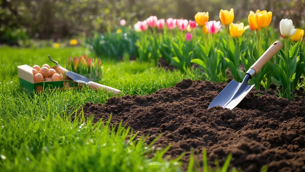 prepare well draining planting site