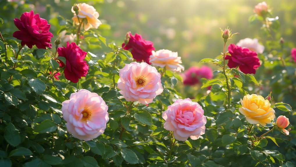 resilient colorful low maintenance roses