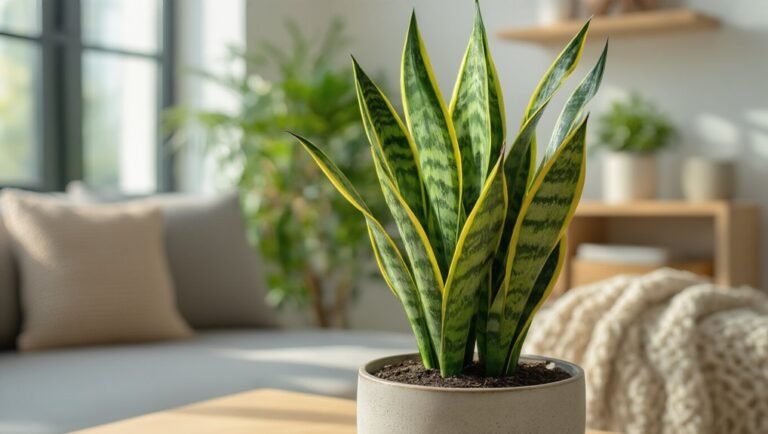 snake plant home benefits