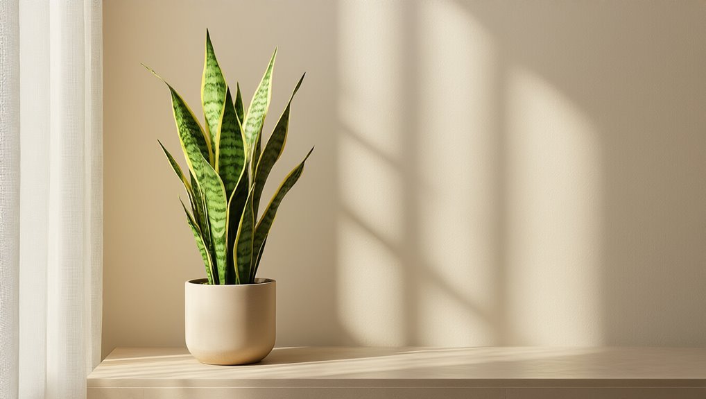snake plants for small spaces