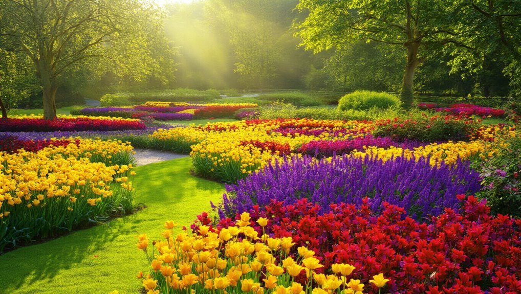 vibrant colorful flower arrangements