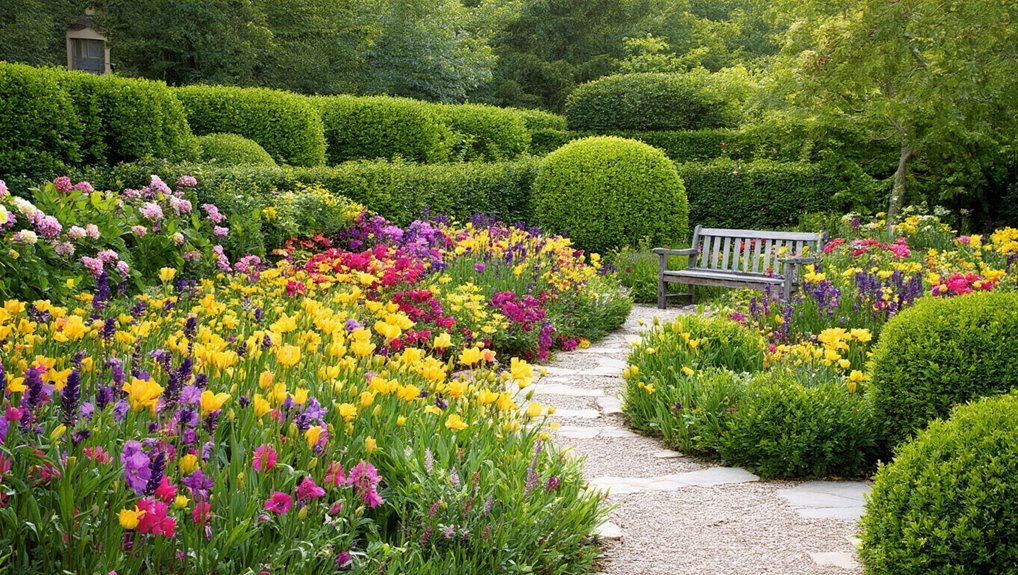 year round flower garden maintenance