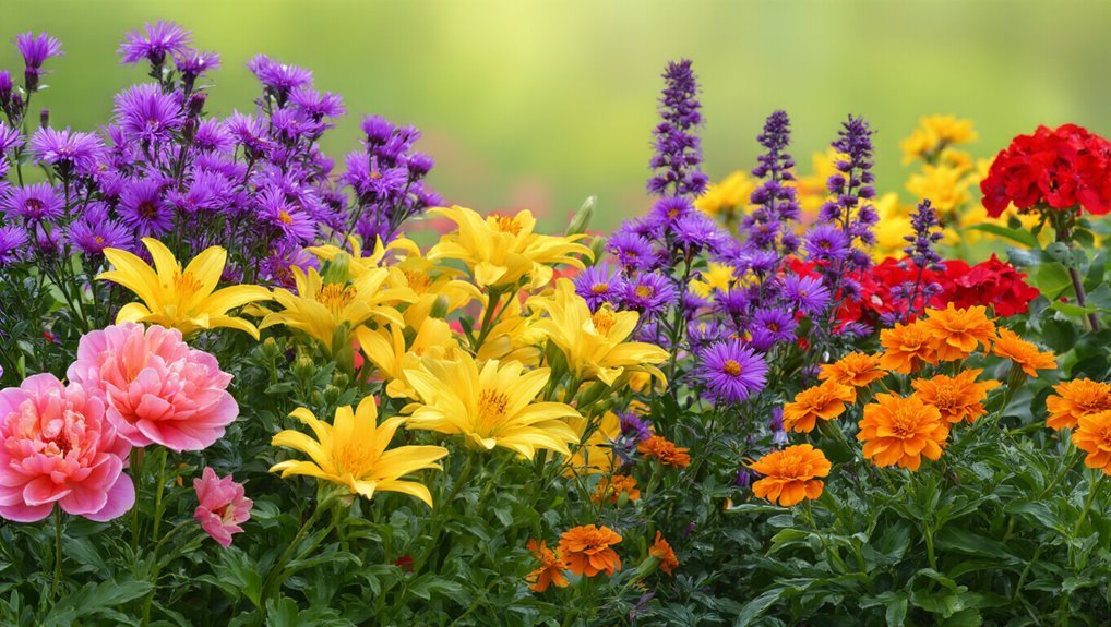 year round vibrant perennial blooms