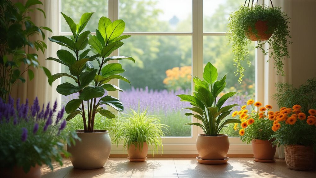 air purifying indoor plants collection