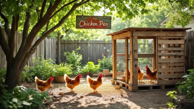 budget friendly chicken pen ideas