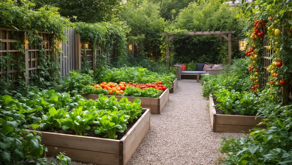 cozy vegetable patch creation