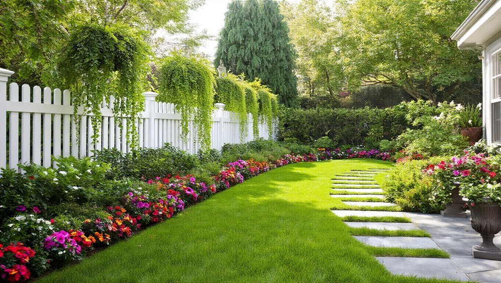 decorative fencing enhances charm