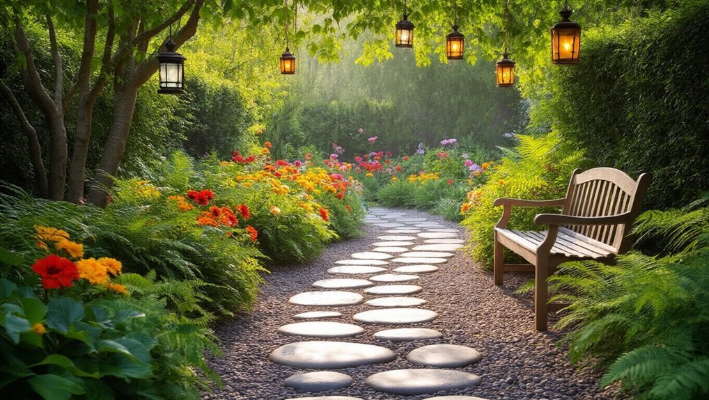 decorative pathways enhance curb appeal