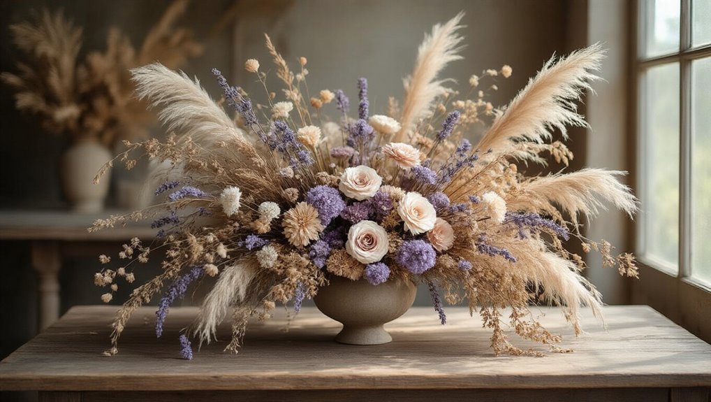 dried flower arrangement techniques