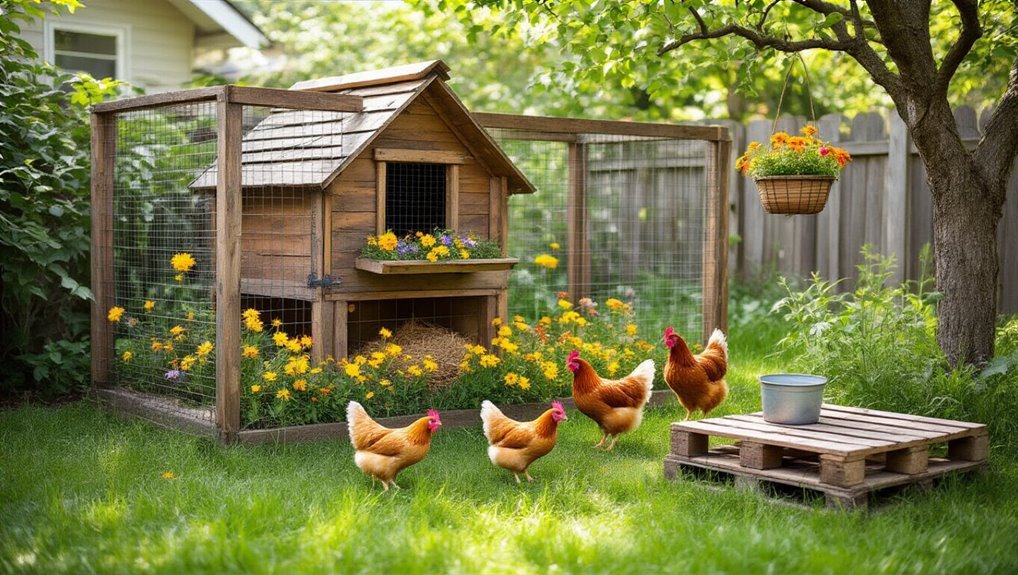 economic chicken pen maintenance