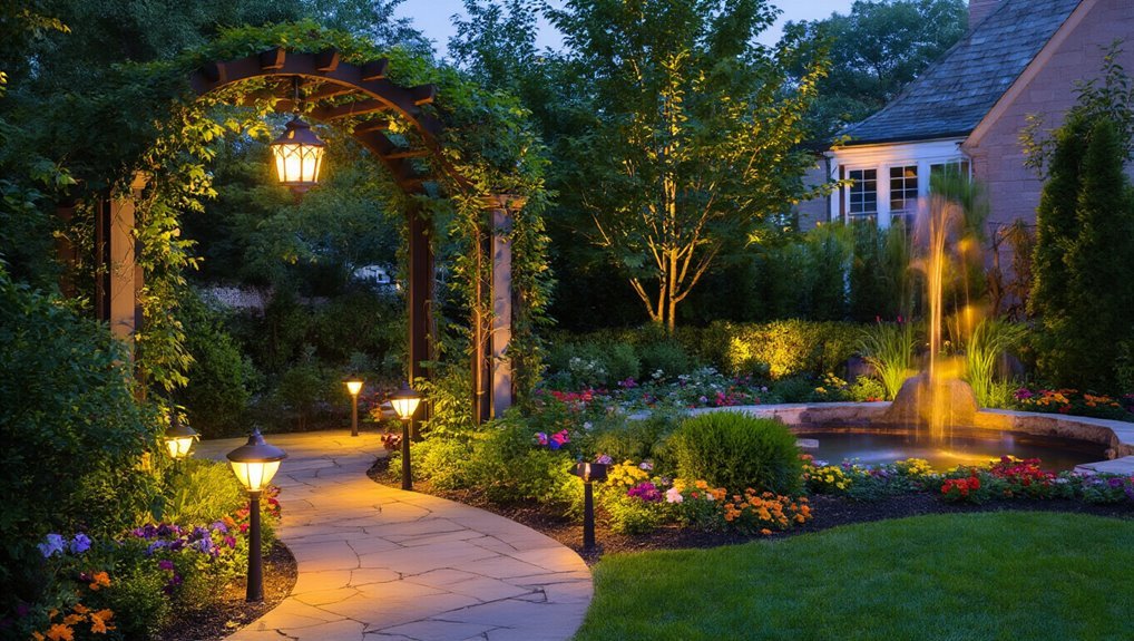 eye catching outdoor lighting options
