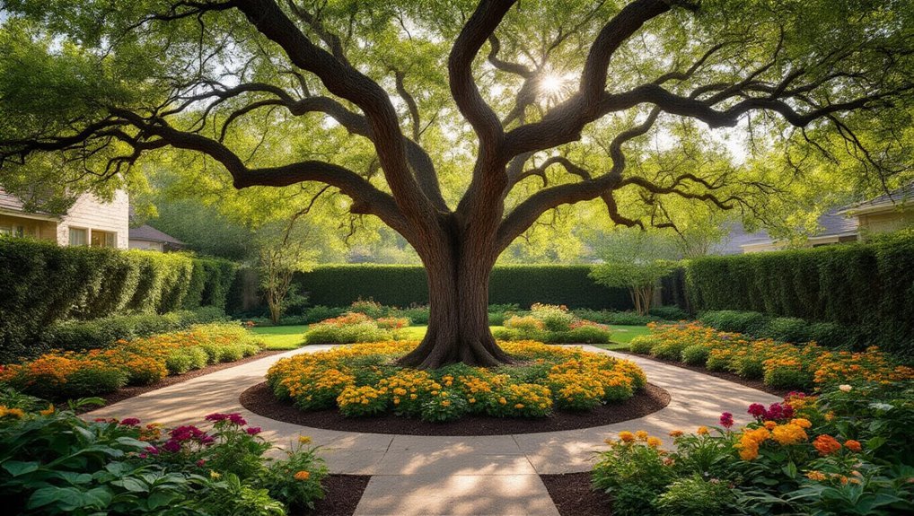 eye catching specimen tree placement