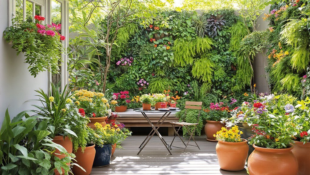 flexible potted plant arrangements