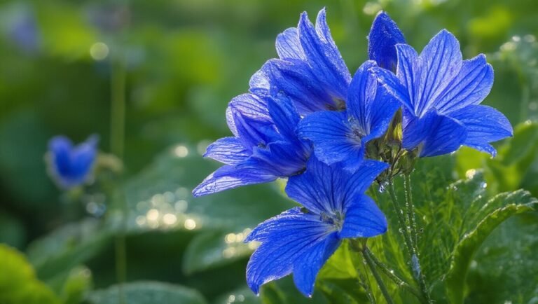 gorgeous blue floral arrangements