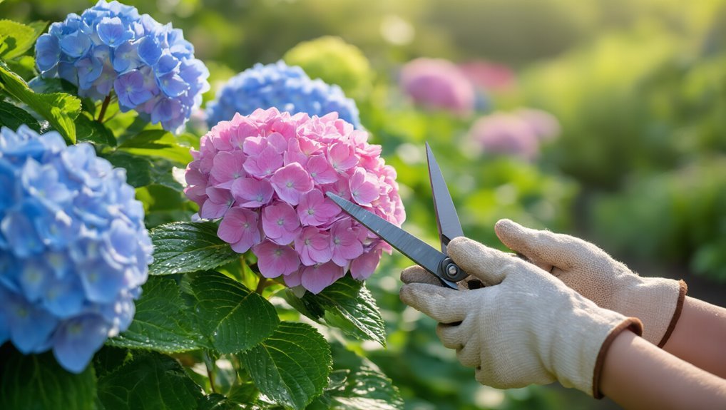 hydrangea pruning and maintenance
