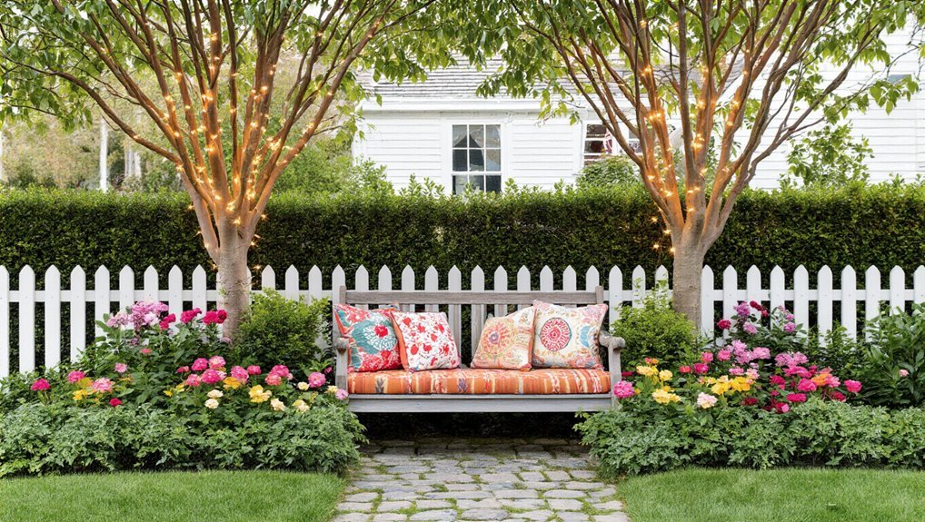 inviting charming outdoor seating