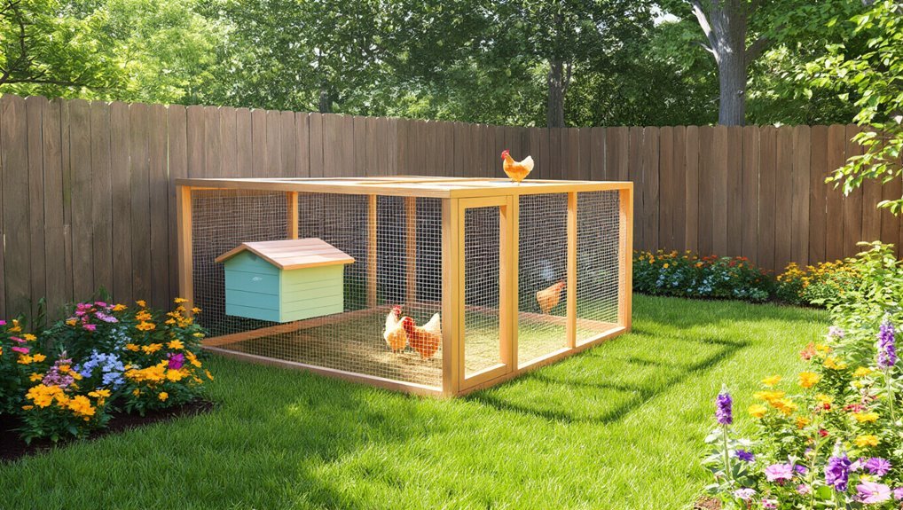 optimal chicken pen location