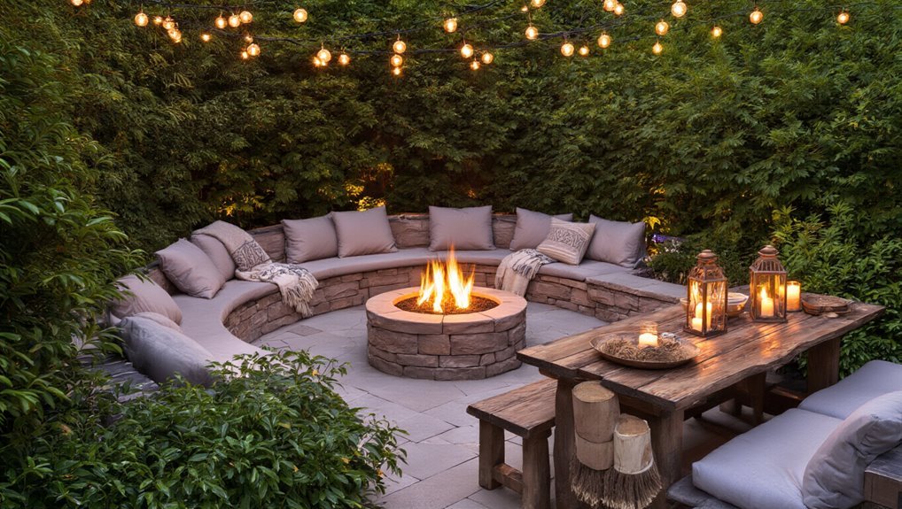 permanent in ground fire pits