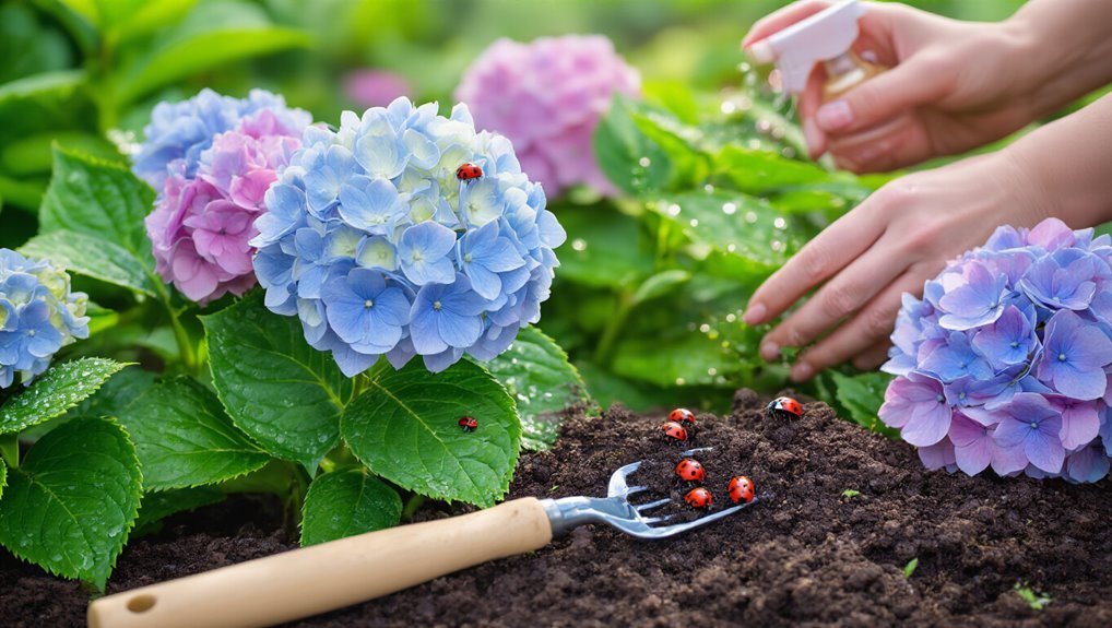 pest management for hydrangeas