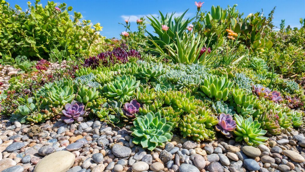 succulents as ground cover